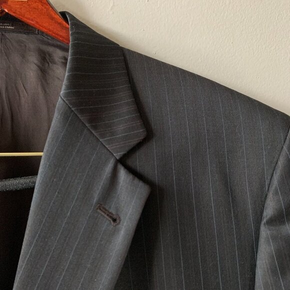Joseph Abboud Mens Multicolor Striped Silk Wool Blend 3 Button Blazer Size 42L - Picture 2 of 9